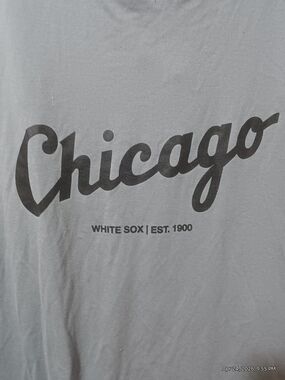 Coca Cola Chicago White Sox Script Tee - Light Gray